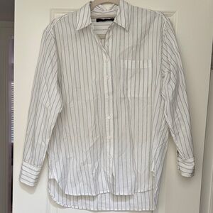 Jenni Kayne Classic White Striped Shirt